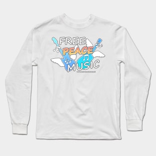 Free Peace Music Long Sleeve T-Shirt